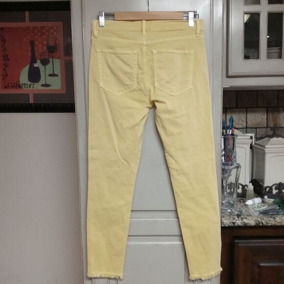 LOFT Modern Frayed Skinny Crop Jeans - Picture 6 of 9